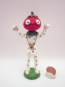 Garden TOMATO character petite - summer folk art