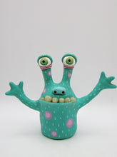 Monster folk art with realistic "teeth"