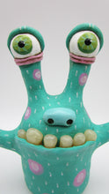 Monster folk art with realistic "teeth"