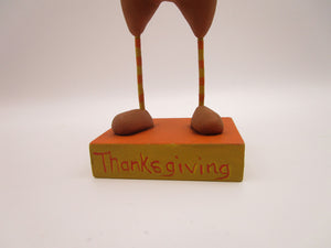 Wacky character Thanksgiving Turkey
