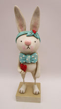 Valentine folk art bunny