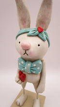 Valentine folk art bunny