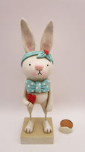Valentine folk art bunny