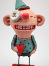 Wacky character Valentine or just Love wounded man