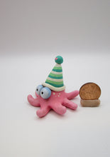 Valentine Octopus with striped hat LOVE ocean sea