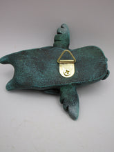 Patina Blue-Green Flying Wall Spirit – Winged Folk Art Wall Decor