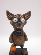 Halloween folk art Werewolf trick or treater