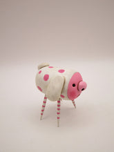 Mini four legged MONSTER character pink and white