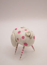 Mini four legged MONSTER character pink and white