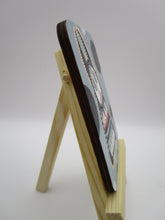 NEW wood art card strange monster character painting