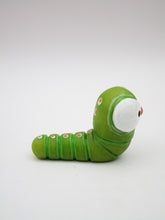 Summer folk art LITTLE GREEN WORM character