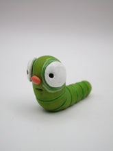 Summer folk art LITTLE GREEN WORM character