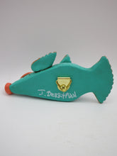 Wall Spirit Fish character, one of a kind, signed