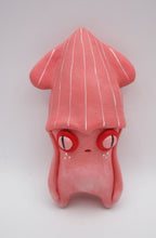 Wall spirit SQUID character - one of a kind, signed original art