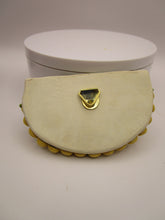 Wall flower yellow "pocket" small Spring folk art