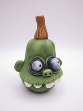 Halloween folk art zombie pumpkin