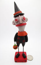 Halloween 31 man WACKY character with glass eye pumpkin charm