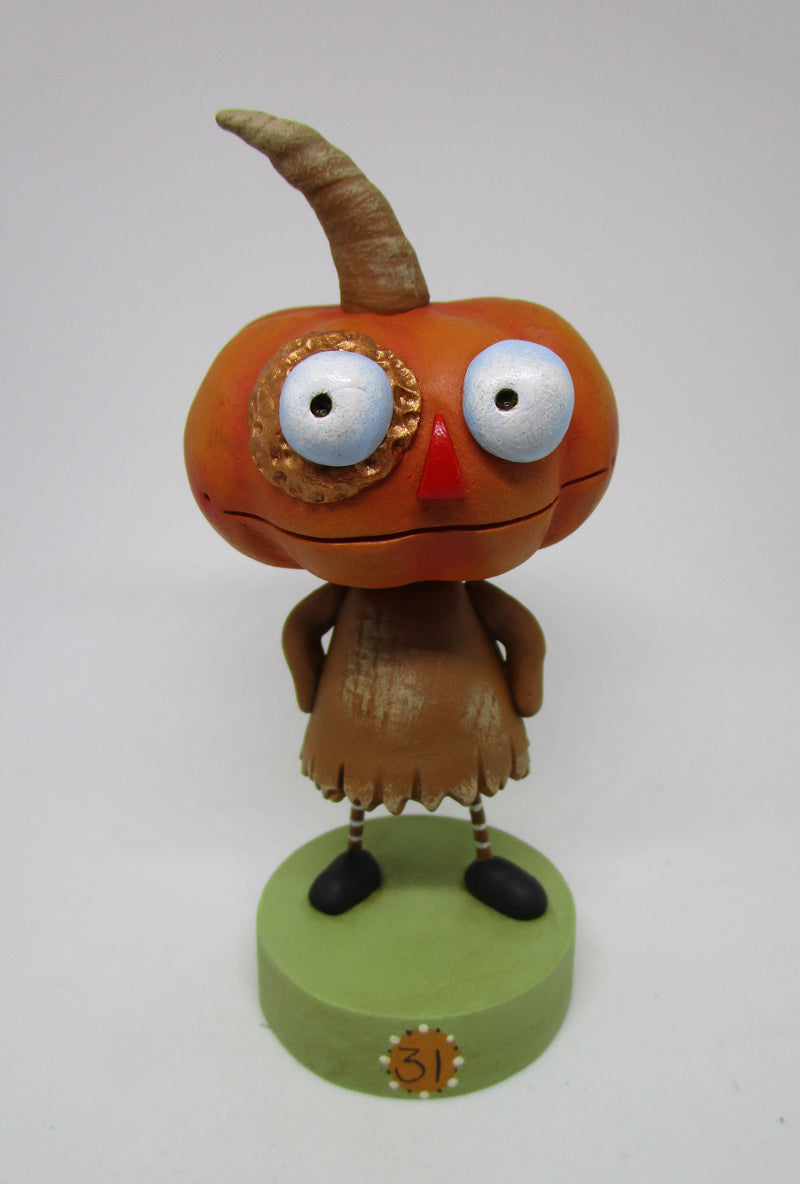 Halloween folk art style Pumpkin man - cute!
