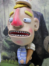 Boy with ice cream riding alligator Diorama #6