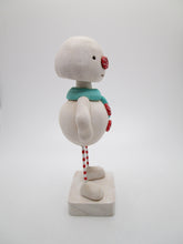 Christmas snowman BOBBLE head with two faces