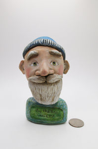 Paper clay Sailor "by the sea you & me" misc art character