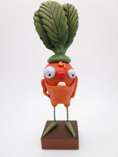 Easter spring time garden CARROT guy