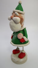 Christmas folk art candy themed Santa Claus