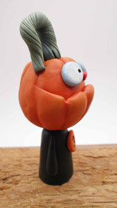 Halloween folk art Pumpkin man 31 Happy and Sweet