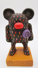 Colorful silly LOLLI BEAR with candy wacky art character