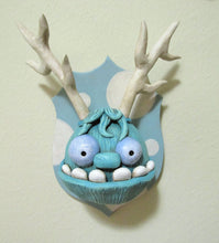 Taxidermy style Monster wacky character on plaque UNIQUE