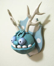 Taxidermy style Monster wacky character on plaque UNIQUE
