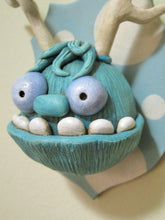 Taxidermy style Monster wacky character on plaque UNIQUE