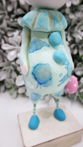 Petite Easter MOUSE with unique paint and cute little Easter egg charm