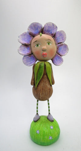 NEW paper clay PURPLE flower girl spring time Easter fun!