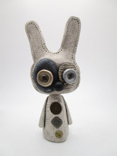Rustic primitive "stitch" rabbit - bunny wacky character