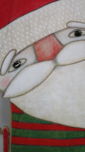 Art character Christmas Santa wood wall hanging - misc