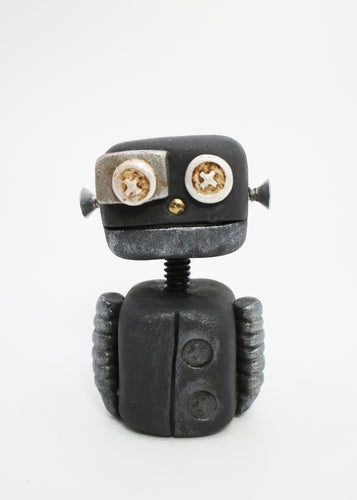 Small steampunk style robot art character - misc