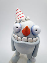 Christmas folk art SNOW monster snowman