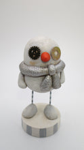 Christmas folk art steampunk style Snowman