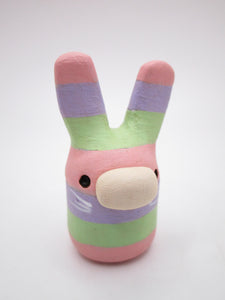 Easter bunny MINI with pastel stripes
