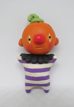 Halloween folk art style Pumpkin man with striped body WALL DECOR