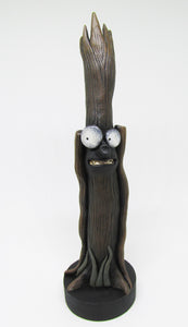 Halloween folk art CREEPY TREE cute and spooky