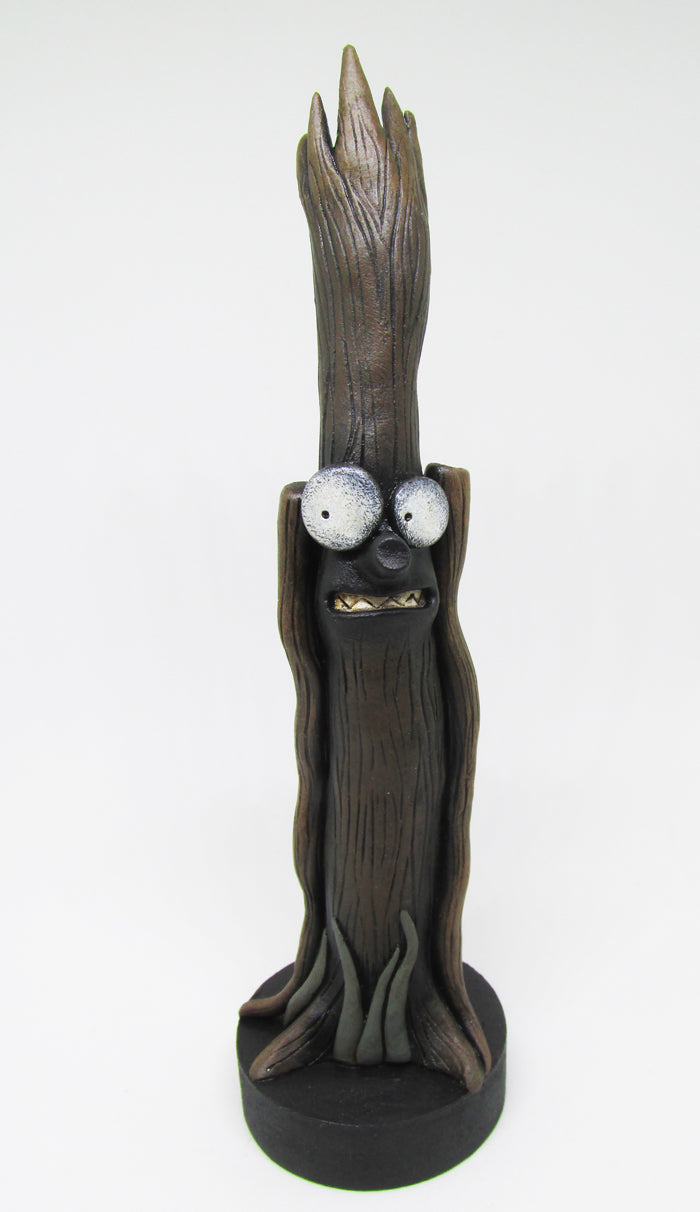 Halloween folk art CREEPY TREE cute and spooky