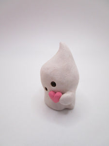 Valentine MINI ghost with pink heart