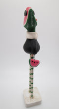 4th of July Watermelon Man with watermelon charm and wood legs
