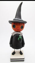 Halloween folk art Pumpkin Witch